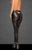 Seksowne skórzane legginsy F233 tył